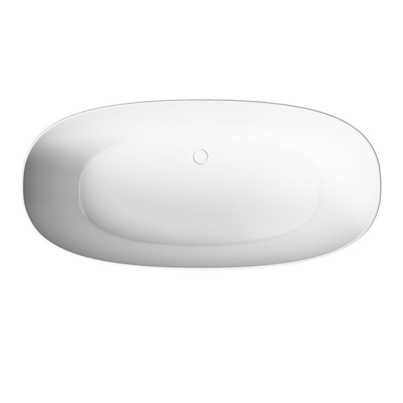 Aкриловая ванна Sancos Oval FB21 отдельностоящая, 170 х 80 см, белый