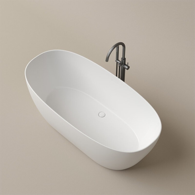 Aкриловая ванна Sancos Oval FB21 отдельностоящая, 170 х 80 см, белый