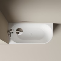 Aкриловая ванна Sancos Edge FB23L, 170 х 80 см, левая, белый
