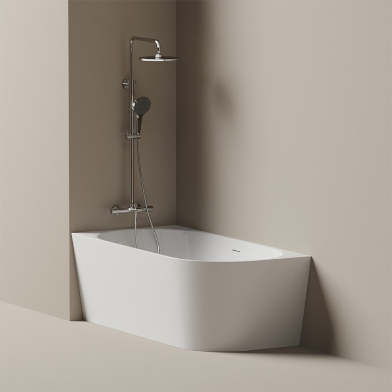 Aкриловая ванна Sancos Edge FB23L, 170 х 80 см, левая, белый