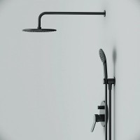 Душевая система Am.Pm X-Joy FB85A1RH22, 3 режима, цвет черный матовый