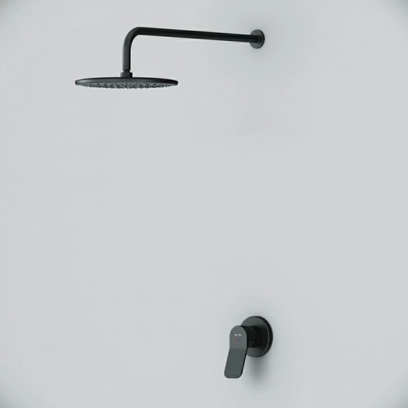 Душевая система Am.Pm X-Joy FB85A2R002, цвет черный матовый