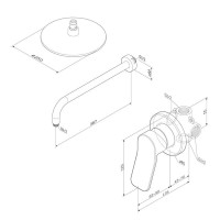 Душевая система Am.Pm X-Joy FB85A2R010, хром