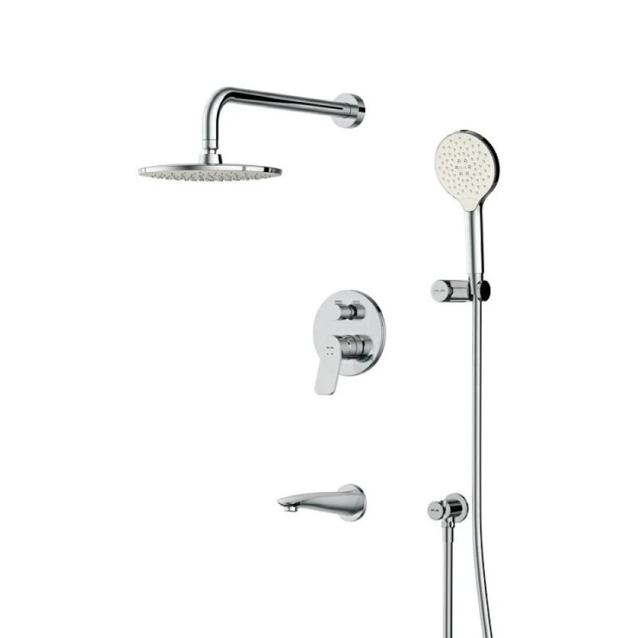 Душевая система Am.Pm X-Joy FB85A3RH10, 5 в 1, на 3 потребителя, хром