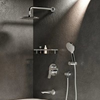 Душевая система Am.Pm X-Joy FB85A3RH10, 5 в 1, на 3 потребителя, хром