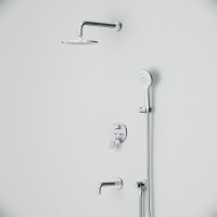 Душевая система Am.Pm X-Joy FB85A3RH30, на 3 потребителя, цвет хром