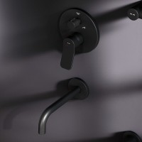 Душевая система Am.Pm X-Joy FB85A3RH32, на 3 потребителя, цвет черный