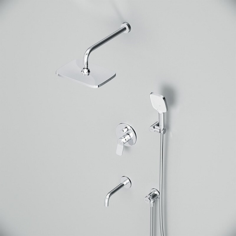 Душевая система Am.Pm X-Joy FB85A3RH40, на 3 потребителя, цвет хром