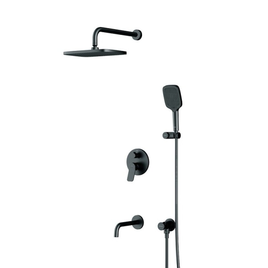 Душевая система Am.Pm X-Joy FB85A3RH42, на 3 потребителя, цвет черный