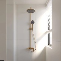 Душевая система Veconi Ferri FE-110-G-C4, золото