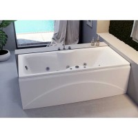 Ванна акриловая Aquatek Феникс 190 х 90 см, прямоугольная, без фронтального экрана, цвет белый, FEN190-0000079