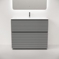 Тумба под раковину Sancos Folk Floor FL100FES, 100 см, напольная, ergraut soft