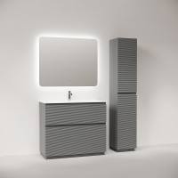 Тумба под раковину Sancos Folk Floor FL100FES, 100 см, напольная, ergraut soft