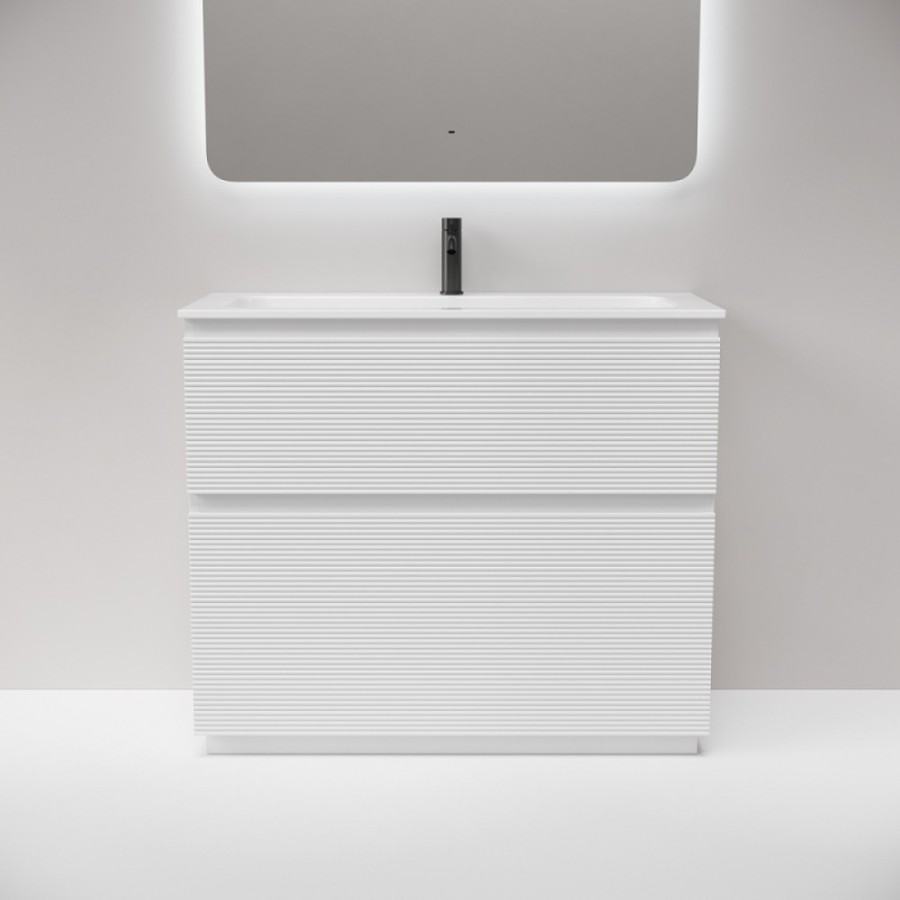 Тумба под раковину Sancos Folk Floor FL100FW, 100 см, напольная, bianco