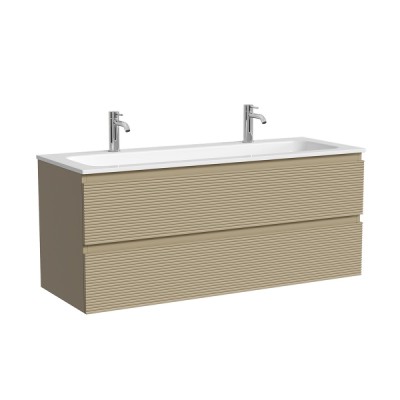 Тумба под раковину Sancos Folk FL120CP, 120 см, подвесная, капучино