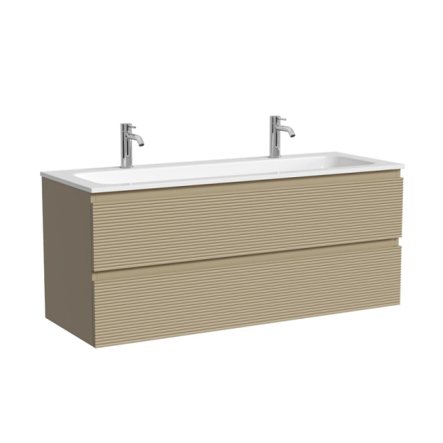 Тумба под раковину Sancos Folk FL120CP, 120 см, подвесная, капучино