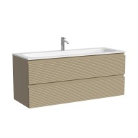 Тумба под раковину Sancos Folk FL120CP, 120 см, подвесная, капучино