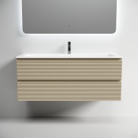 Тумба под раковину Sancos Folk FL120CP, 120 см, подвесная, капучино