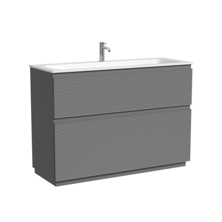 Тумба под раковину Sancos Folk Floor FL120FES, 120 см, напольная, ergraut soft
