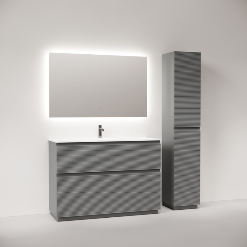 Тумба под раковину Sancos Folk Floor FL120FES, 120 см, напольная, ergraut soft