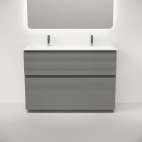 Тумба под раковину Sancos Folk Floor FL120FES, 120 см, напольная, ergraut soft