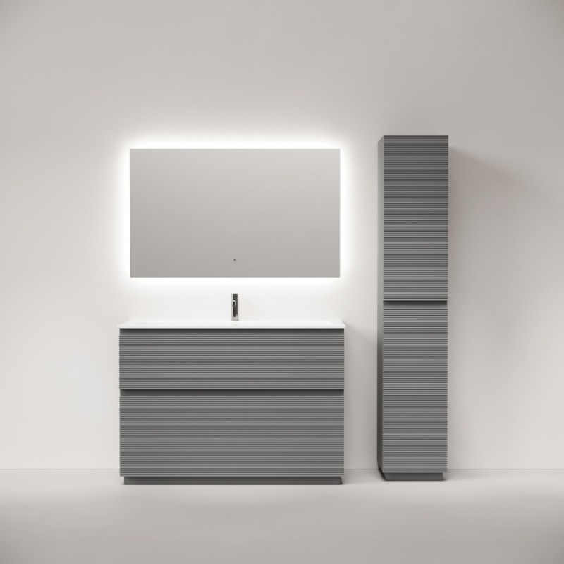 Тумба под раковину Sancos Folk Floor FL120FES, 120 см, напольная, ergraut soft