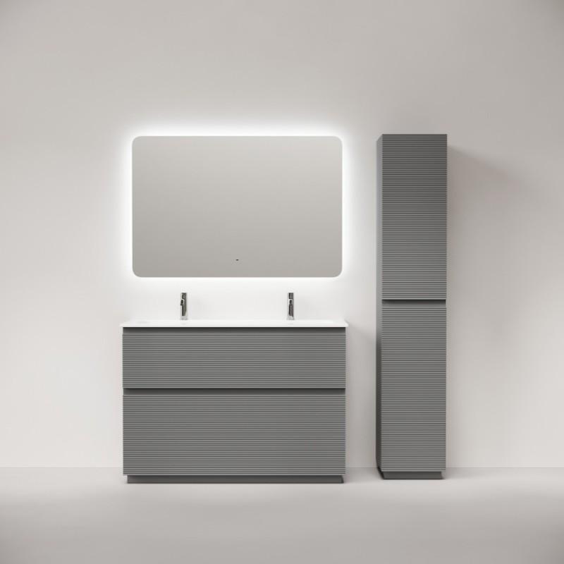 Тумба под раковину Sancos Folk Floor FL120FES, 120 см, напольная, ergraut soft