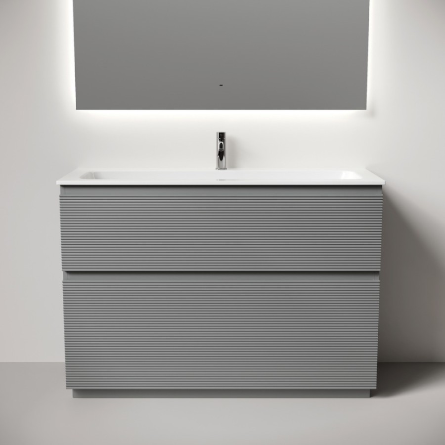 Тумба под раковину Sancos Folk Floor FL120FES, 120 см, напольная, ergraut soft