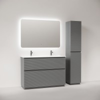 Тумба под раковину Sancos Folk Floor FL120FES, 120 см, напольная, ergraut soft