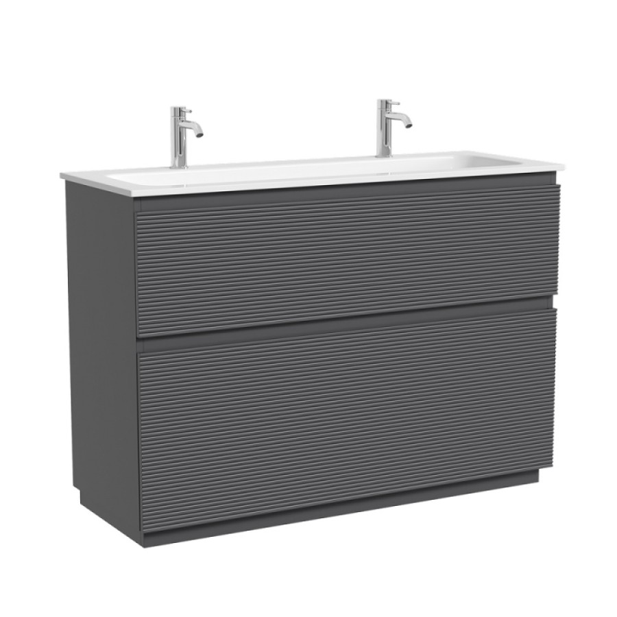 Тумба под раковину Sancos Folk Floor FL120FGS, 120 см, напольная, grey soft