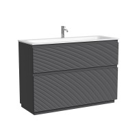 Тумба под раковину Sancos Folk Floor FL120FGS, 120 см, напольная, grey soft