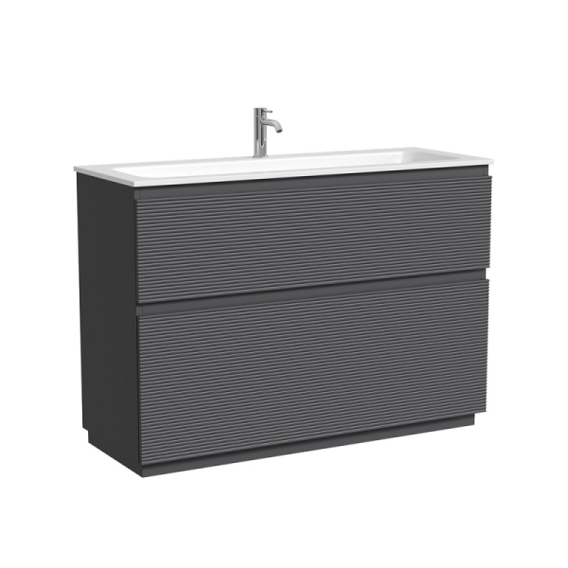 Тумба под раковину Sancos Folk Floor FL120FGS, 120 см, напольная, grey soft