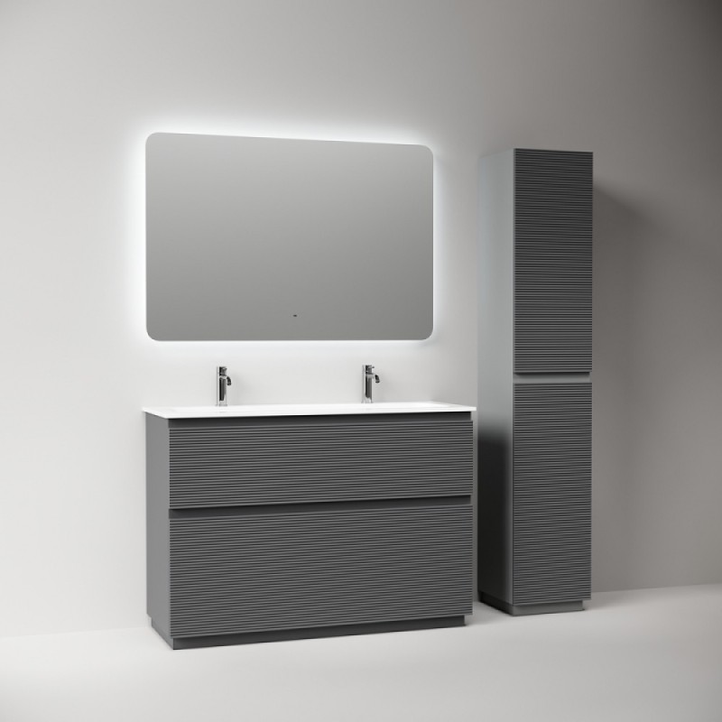 Тумба под раковину Sancos Folk Floor FL120FGS, 120 см, напольная, grey soft