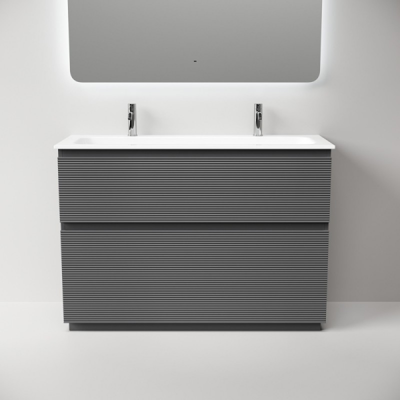 Тумба под раковину Sancos Folk Floor FL120FGS, 120 см, напольная, grey soft