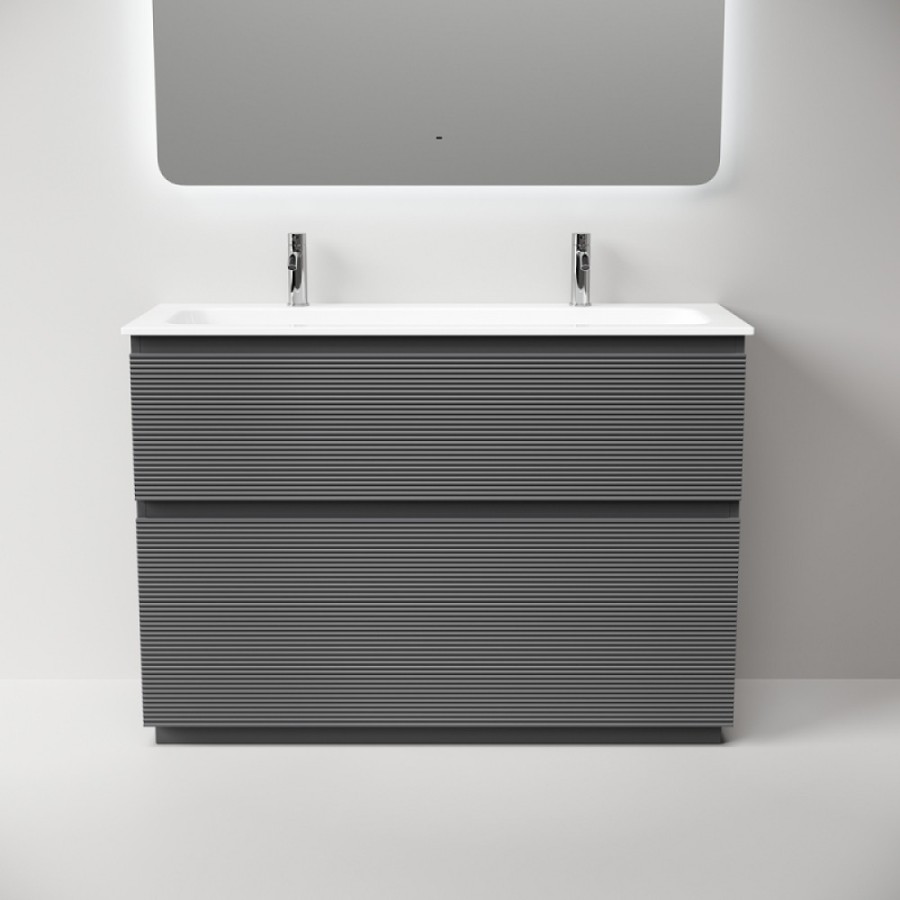 Тумба под раковину Sancos Folk Floor FL120FGS, 120 см, напольная, grey soft