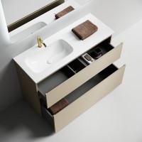 Тумба под раковину Sancos Folk Floor FL120FLCP, 120 см, напольная, чаша левая, капучино