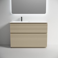 Тумба под раковину Sancos Folk Floor FL120FLCP, 120 см, напольная, чаша левая, капучино