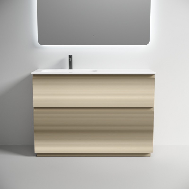 Тумба под раковину Sancos Folk Floor FL120FLCP, 120 см, напольная, чаша левая, капучино