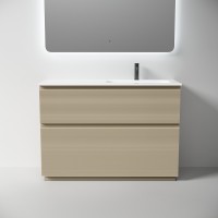 Тумба под раковину Sancos Folk Floor FL120FLCP, 120 см, напольная, чаша левая, капучино