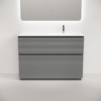 Тумба под раковину Sancos Folk Floor FL120FRES, 120 см, напольная, чаша правая, ergraut soft