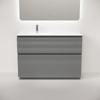 Тумба под раковину Sancos Folk Floor FL120FRES, 120 см, напольная, чаша правая, ergraut soft