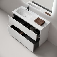 Тумба под раковину Sancos Folk Floor FL120FRW, 120 см, напольная, чаша правая, bianco