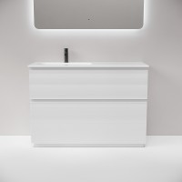 Тумба под раковину Sancos Folk Floor FL120FRW, 120 см, напольная, чаша правая, bianco