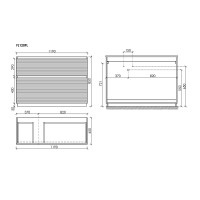 Тумба под раковину Sancos Folk Floor FL120FRW, 120 см, напольная, чаша правая, bianco