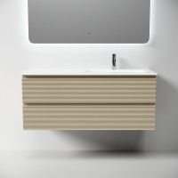 Тумба под раковину Sancos Folk FL120RCP, 120 см, повесная, чаша правая, капучино