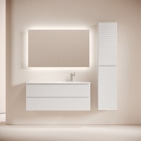 Тумба под раковину Sancos Folk FL120RW, 120 см, подвесная, Bianco, правая