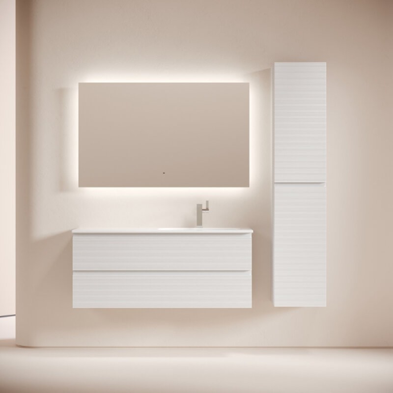 Тумба под раковину Sancos Folk FL120RW, 120 см, подвесная, Bianco, правая