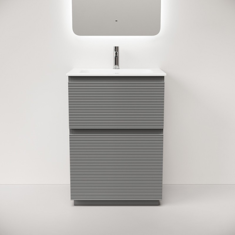 Тумба под раковину Sancos Folk Floor FL60FES, 60 см, напольная, ergraut soft