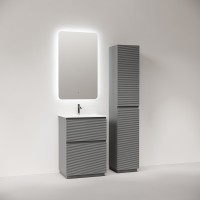 Тумба под раковину Sancos Folk Floor FL60FES, 60 см, напольная, ergraut soft
