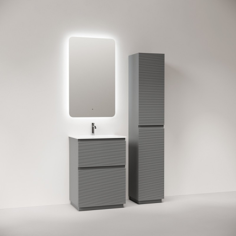 Тумба под раковину Sancos Folk Floor FL60FES, 60 см, напольная, ergraut soft